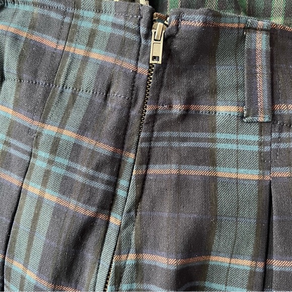 Almost Famous Y2K Plaid Pleated Skirt Skort Medium Academia School Girl Goth - Picture 4 of 7